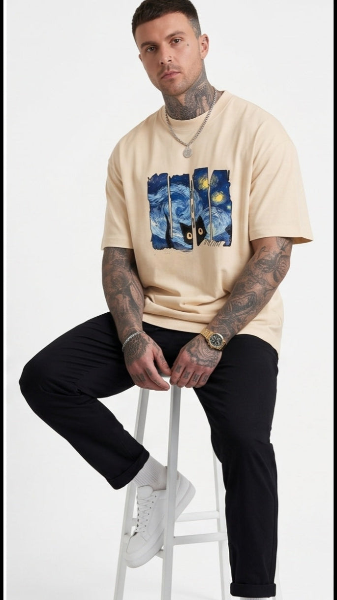 Wastern style oversized T-shirt