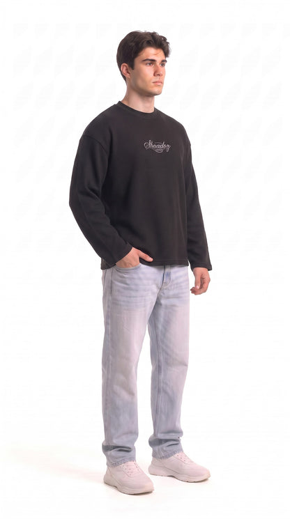 SHAADOZ full sleeves waffle t-shirt