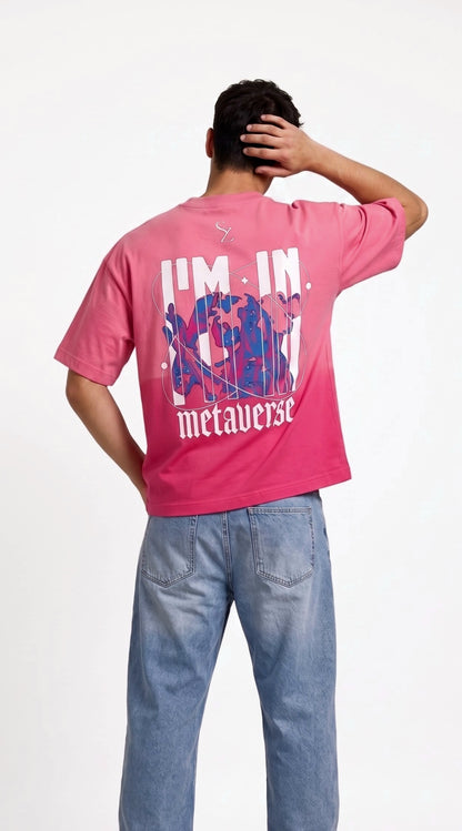 SHAADOZ ombre metaverse t-shirt
