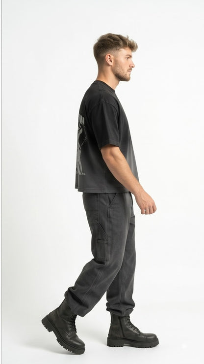 SHAADOZ Boxy fit outlaw t-shirt