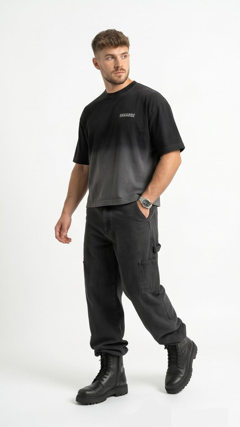 SHAADOZ Boxy fit outlaw t-shirt