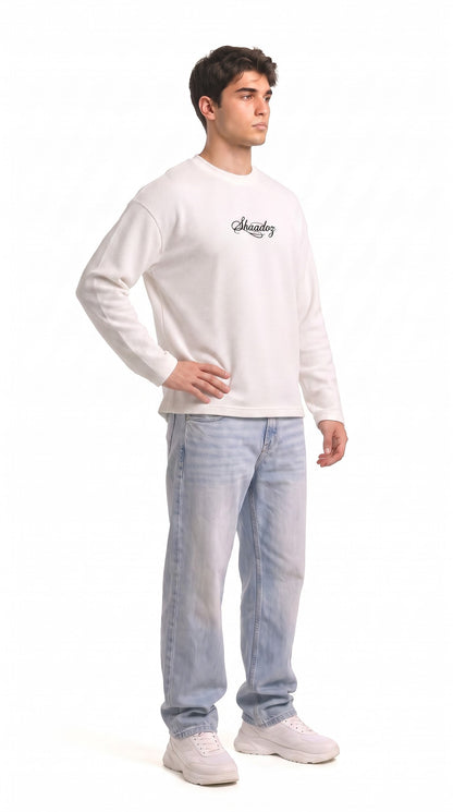 SHAADOZ full sleeves waffle t-shirt