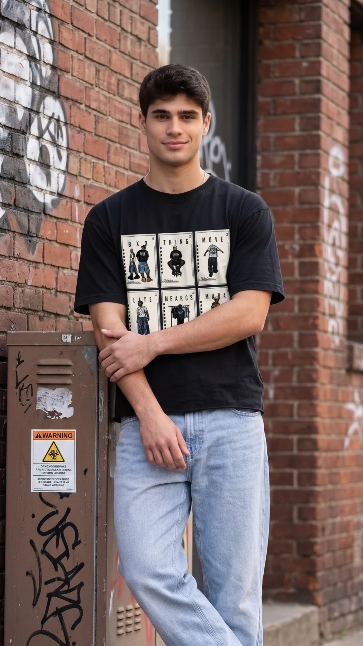 SHAADOZ Boxy fit t-shirt