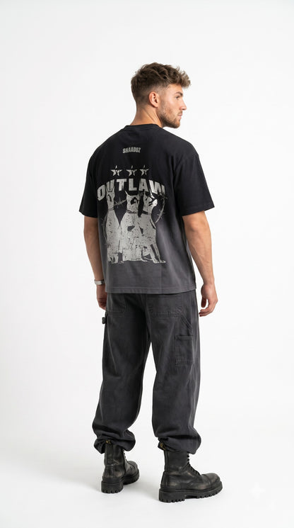 SHAADOZ Boxy fit outlaw t-shirt