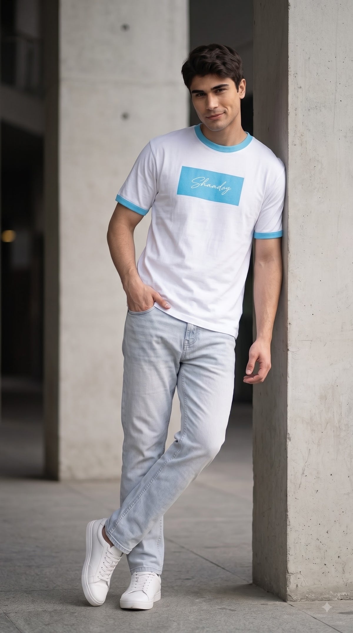 SHAADOZ Ringer t-shirt