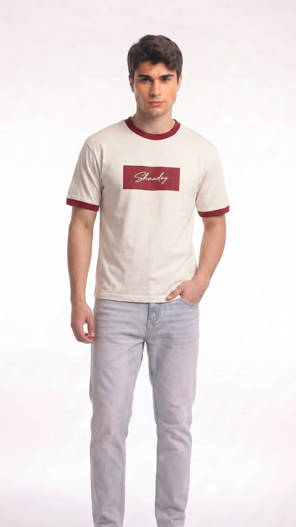 SHAADOZ ringer t-shirt