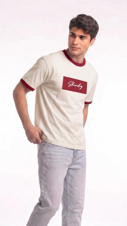 SHAADOZ ringer t-shirt