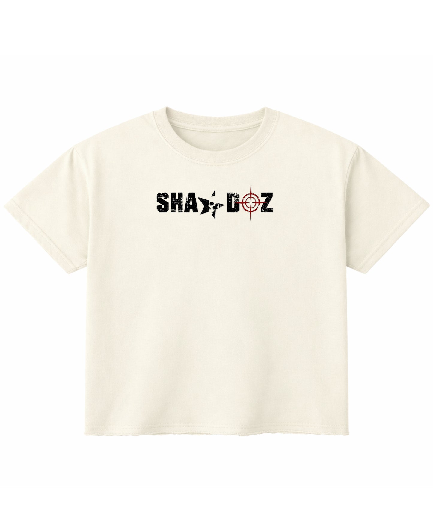 Off White Boxy Fit T-shirt Front Design