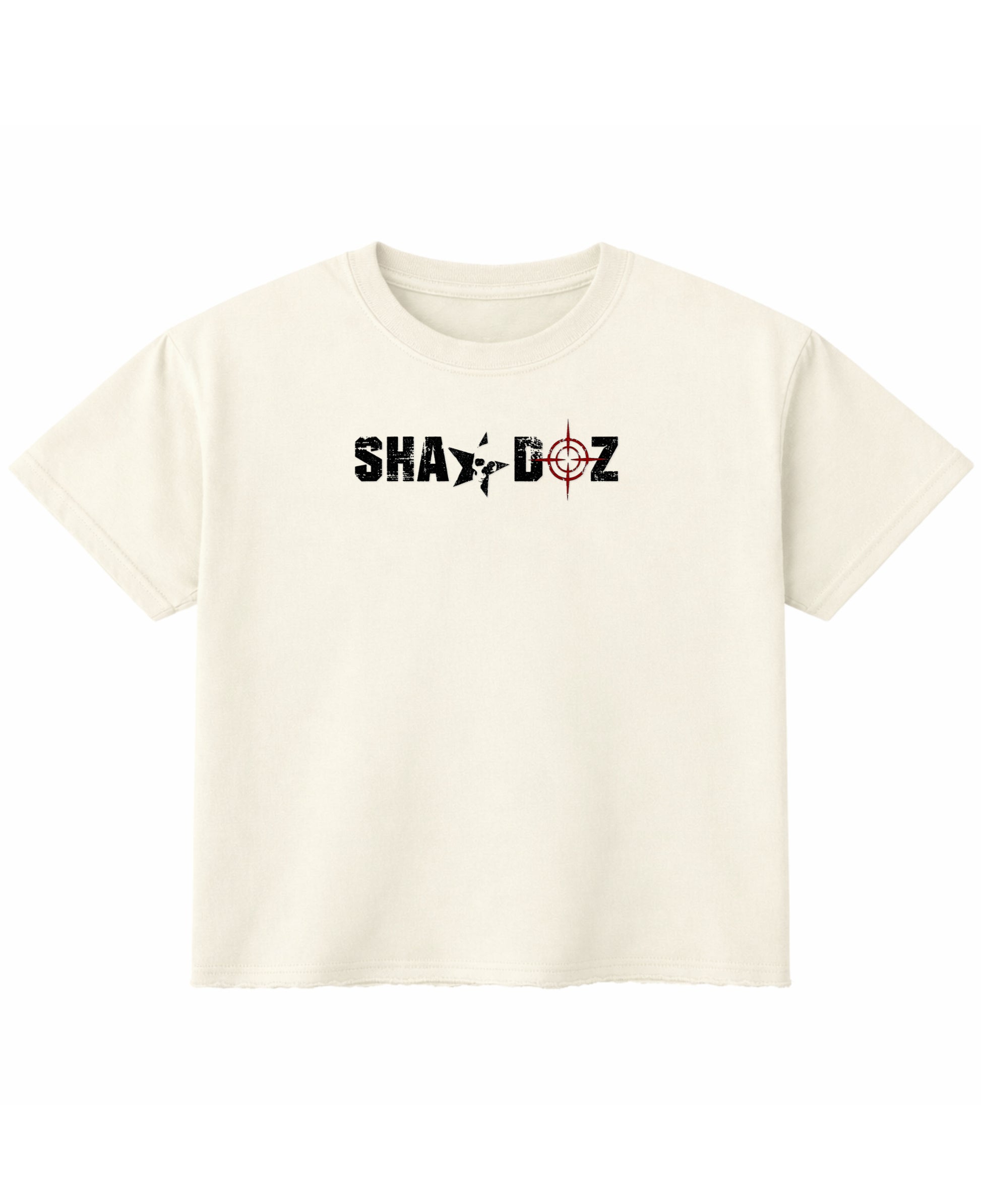 Off White Boxy Fit T-shirt Front Design