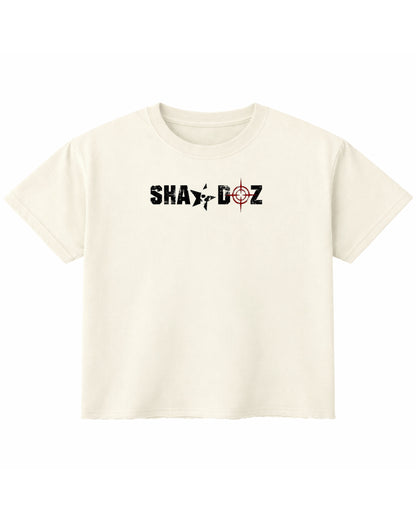 Off White Boxy Fit T-shirt Front Design