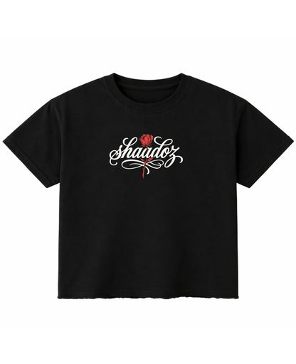 Black Boxy Fit T-shirt Front Design