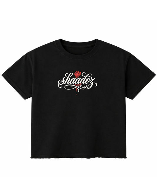 Black Boxy Fit T-shirt Front Design