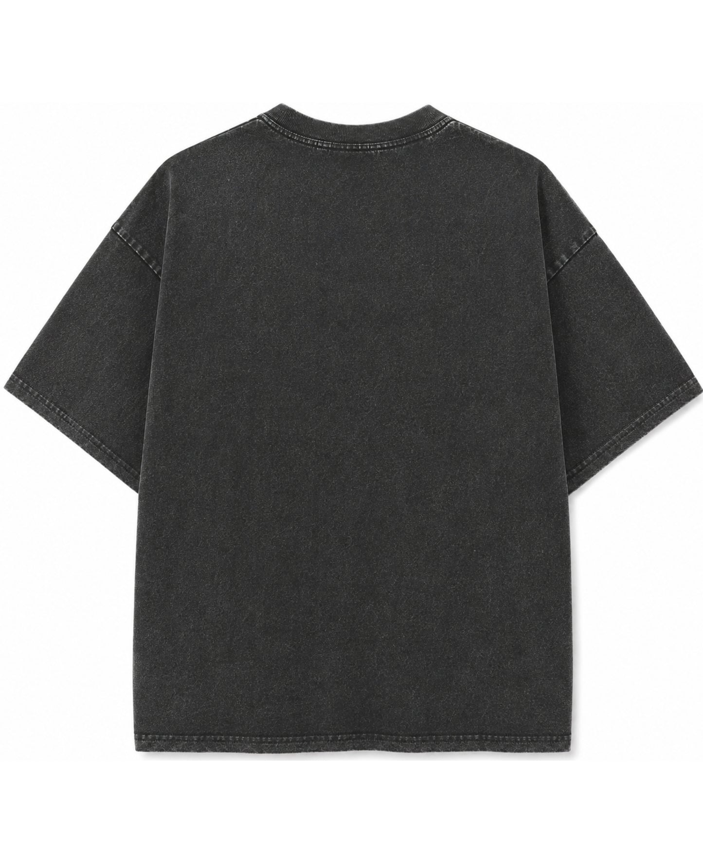 Vintage Fade Wash Oversized T-shirt Back Design