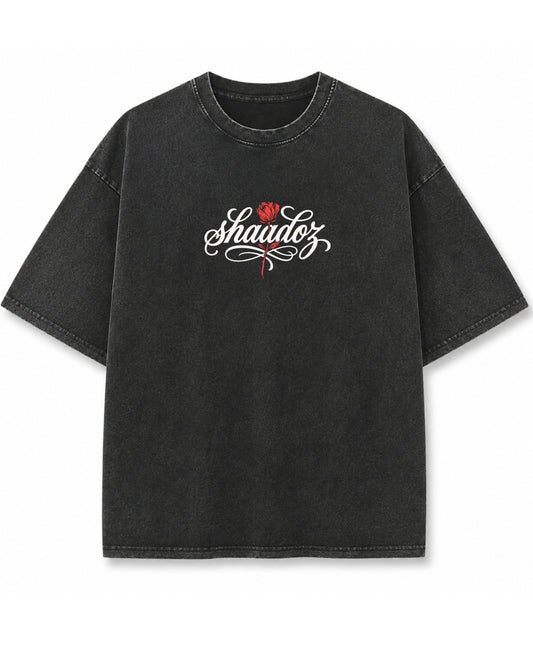 Vintage Fade Wash Oversized T-shirt Front Design